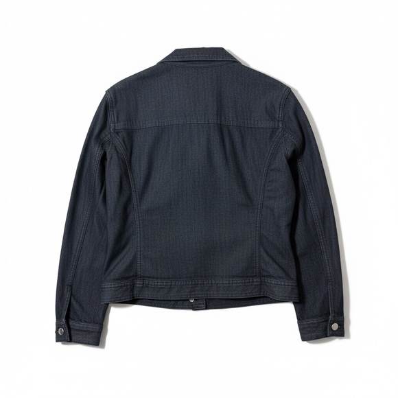 Chico’s Platinum Embellished Denim Jacket – Size 1 (M 8–10) - Picture 7 of 7